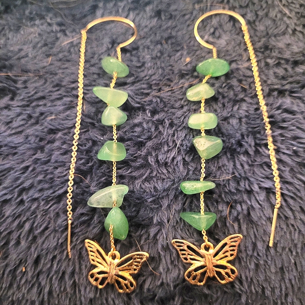 NEVER BEEN WORN Butterfly Earrings